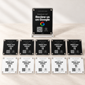 One Google Review stand with ten Digital Menu plaques
